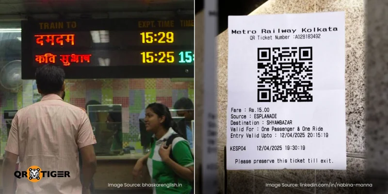 Kolkata QR code ticketing