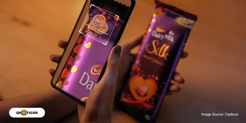 Cadbury milk QR code