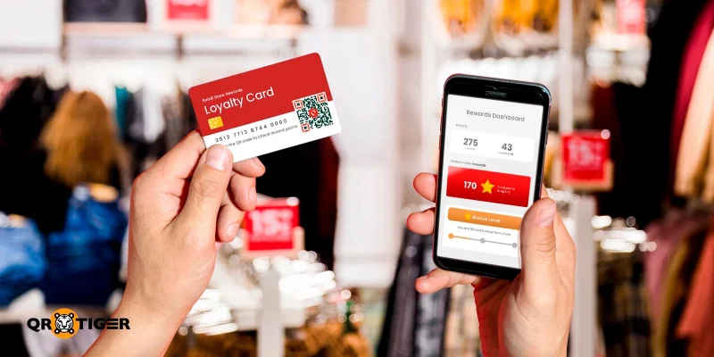 Landing page QR code