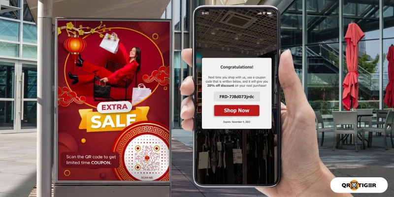 Chinese new year QR code