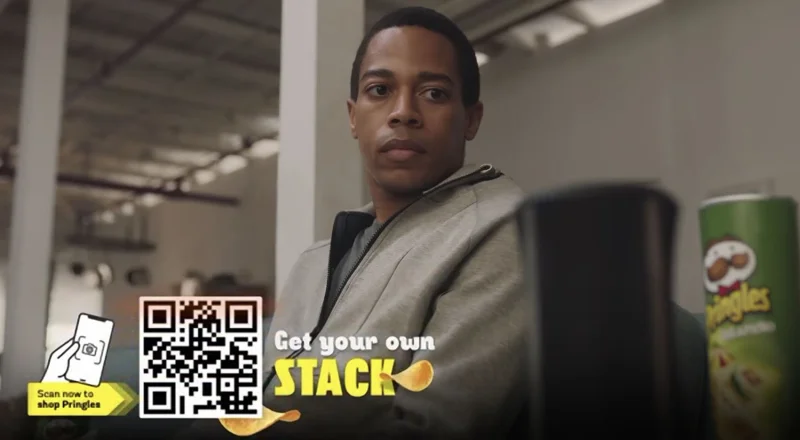 Pringles QR code ad