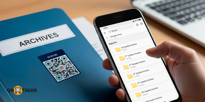 QR code for archived reports
