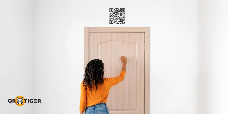 Poor placement QR code