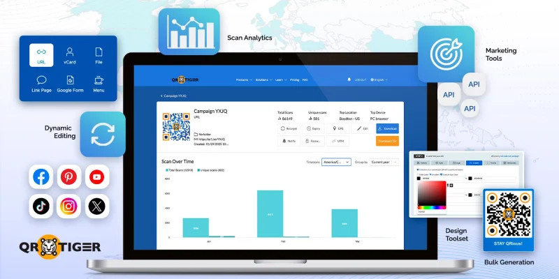 QR TIGER as alternative to Square Up QR code generator alternative