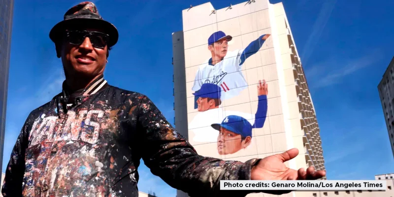Dodgers mural in Torrance