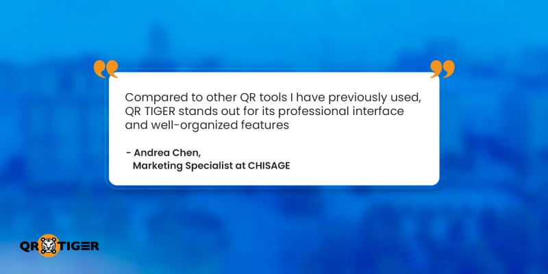 Chisage ess QR code quote Chisage ess QR code interview quote