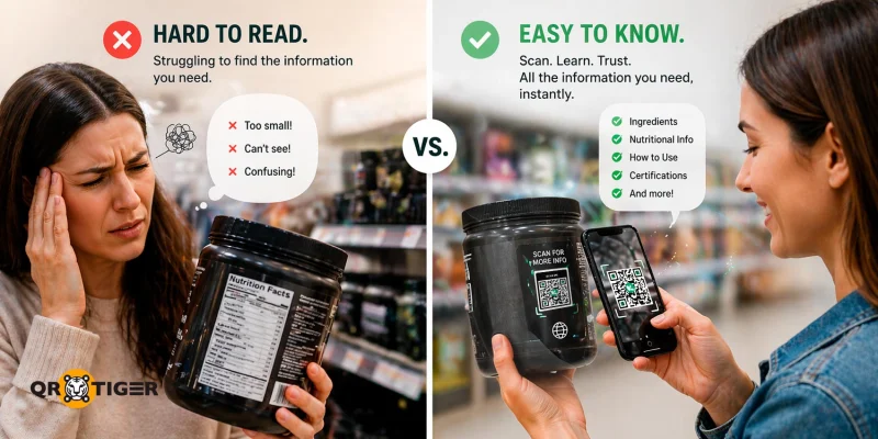 Product information QR code