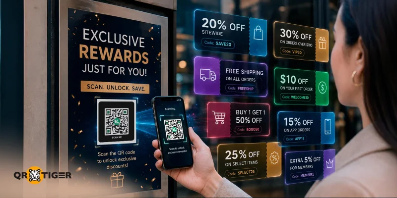 QR code for discounts
