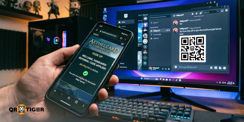 Friend QR code for epic games