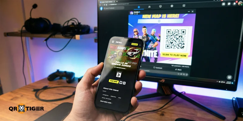 Content QR code for epic games