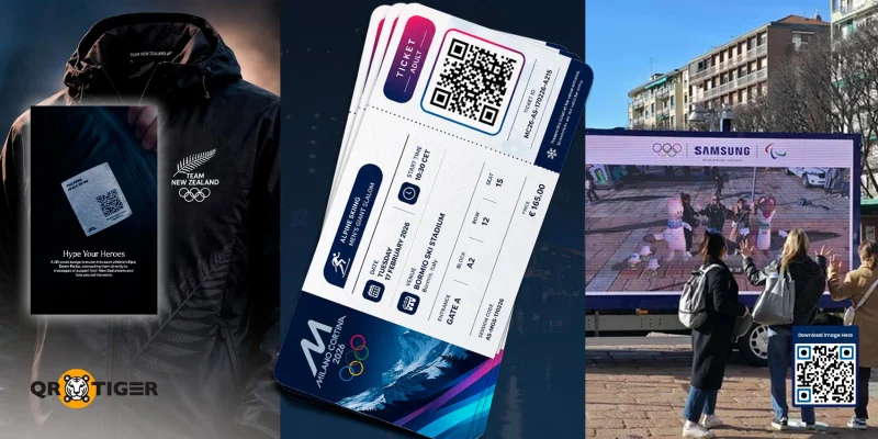 QR code for winter olympics