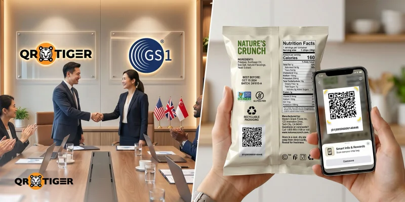 QR TIGER ist jetzt ein zertifizierter GS1-Lösungspartner in den USA, im Vereinigten Königreich und in Singapur.