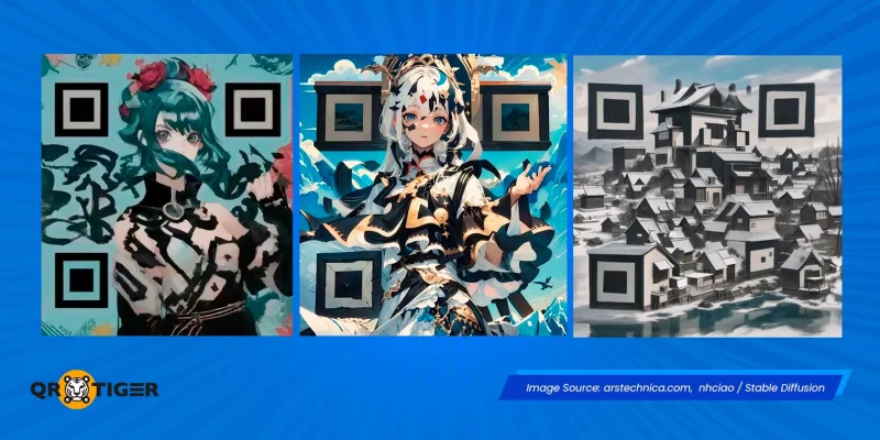 Ai generated QR code examples AI generated QR codes