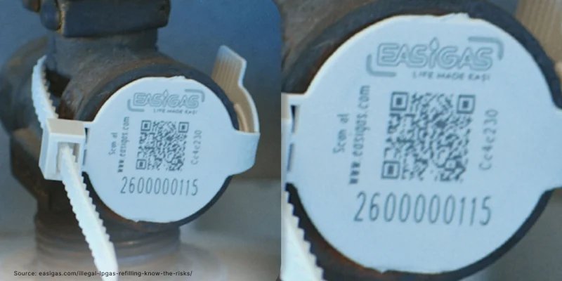 Easigas QR code