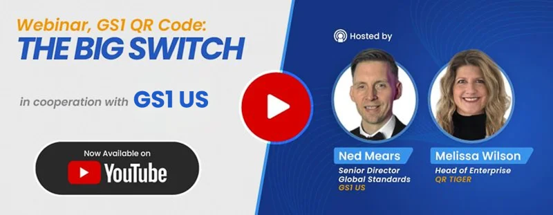 Click to watch the full webinar GS1 QR code webinar