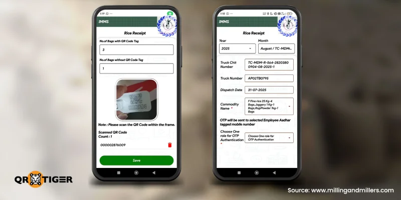 QR code tagging system info QR code tagging example