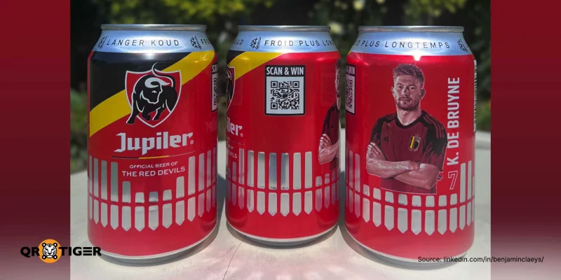 Jupiler marketing QR code