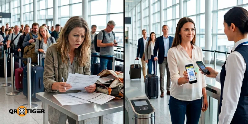 Manual check in vs QR code