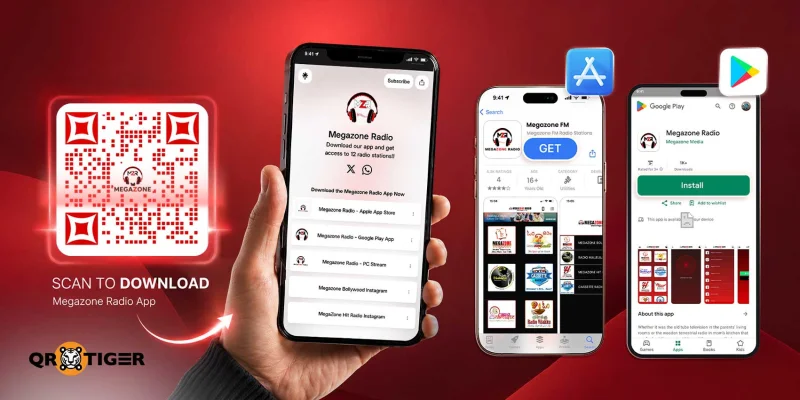 Megazone Media QR codes boost app download reach Megazone Media app QR code