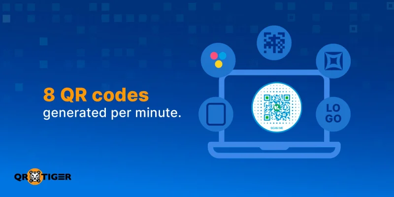 Eight QR codes generated per minute