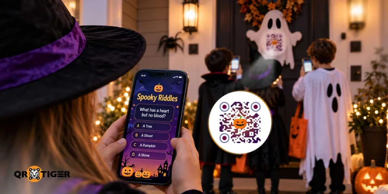 Halloween QR code puzzle Halloween QR code mystery
